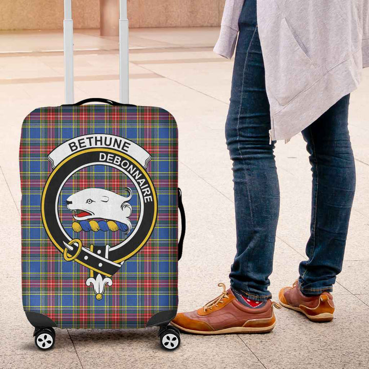 Scottish Bethune Clan Crest Tartan Luggage Cover Tartan Plaid 4