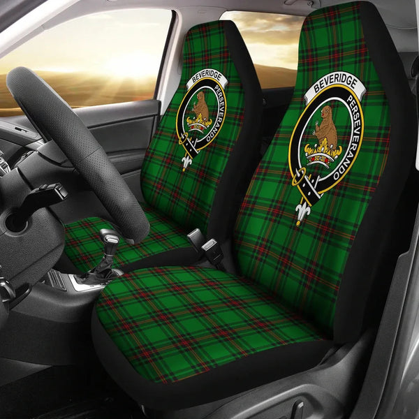 Scottish Beveridge Clan Crest Tartan Car Seat Covers 2