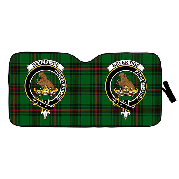 Scottish Beveridge Clan Crest Tartan Car Windshield Sun Shade Tartan Plaid 1