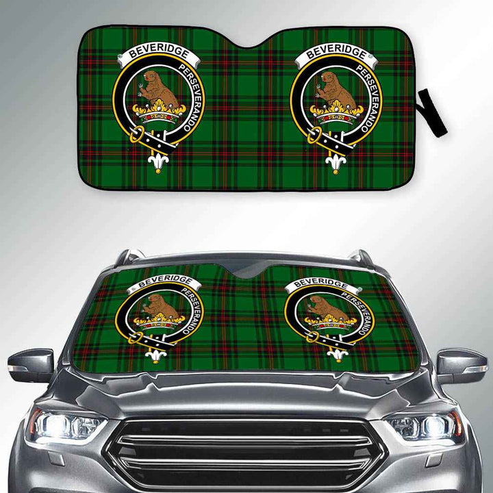 Scottish Beveridge Clan Crest Tartan Car Windshield Sun Shade Tartan Plaid 2