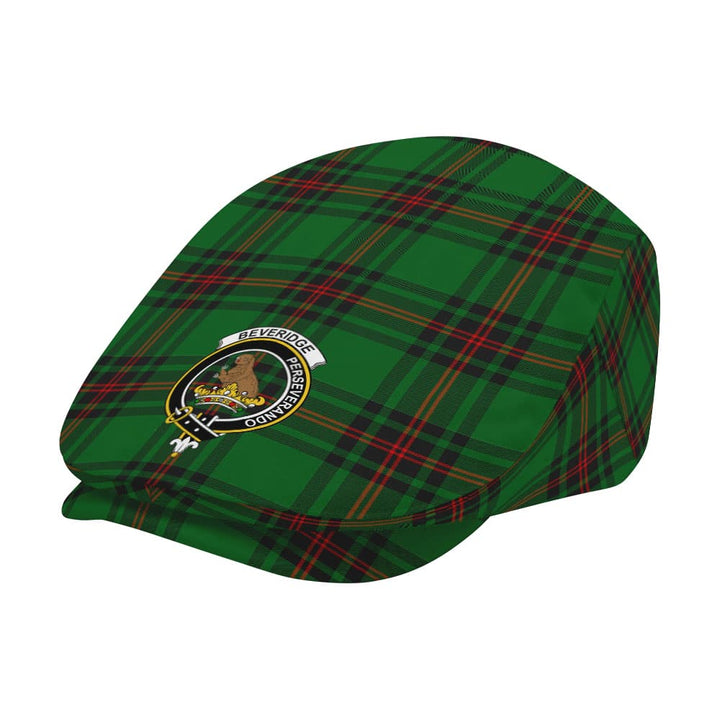 Scottish Beveridge Clan Crest Tartan Flat Cap Tartan Plaid 2