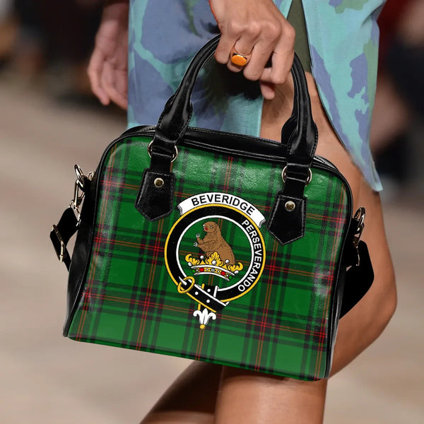 Scottish Beveridge Clan Crest Tartan Shoulder Handbag Tartan Plaid 2
