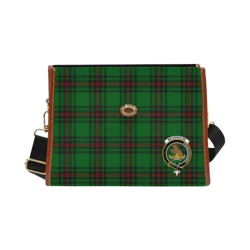 Scottish Beveridge Clan Crest Tartan Waterproof Canvas Bag Tartan Plaid 2