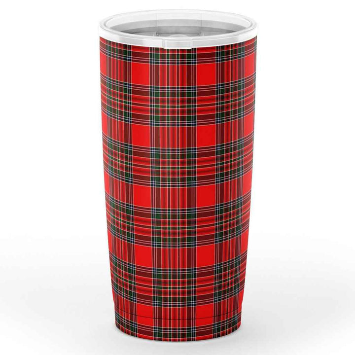 Scottish Binning of Wallifoord Clan Crest Tartan Insulated Tumbler Tartan Plaid 2