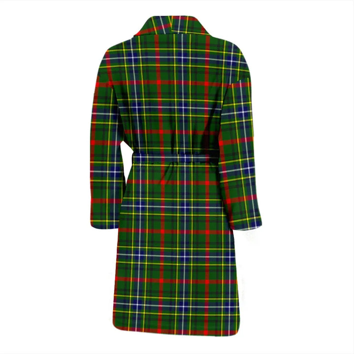 Scottish Bisset Clan Tartan Bathrobe 2