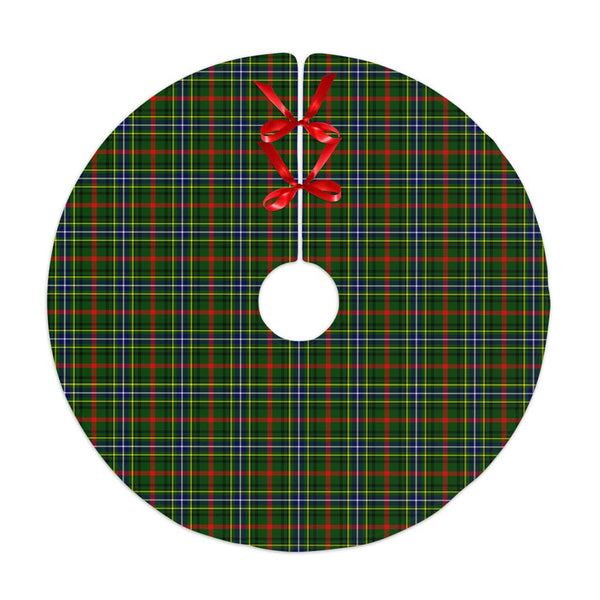Scottish Bisset Clan Tartan Christmas Tree Skirt No Tassels 1 Tartan Plaid