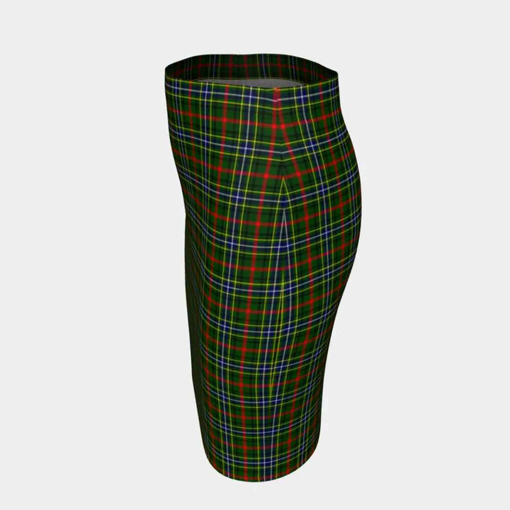 Scottish Bisset Clan Tartan Fitted Skirt Tartan Plaid 2