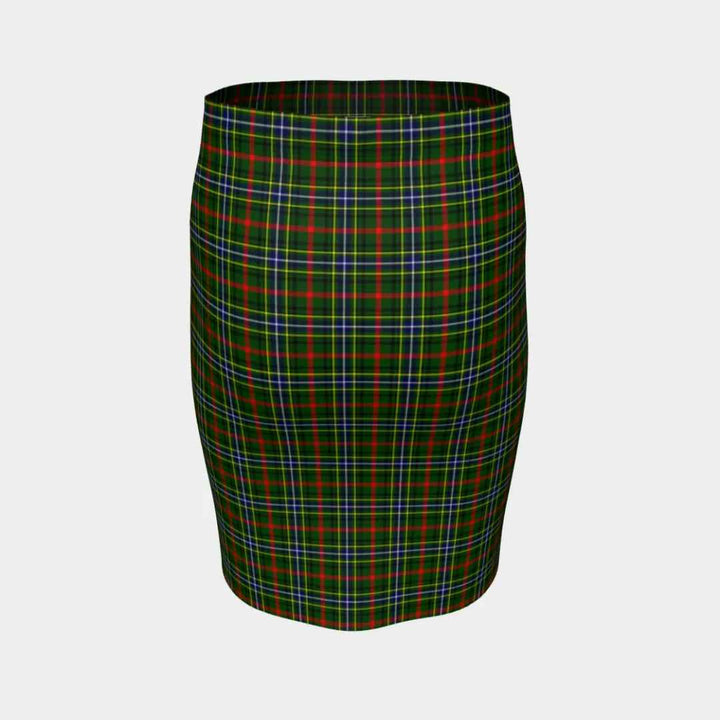 Scottish Bisset Clan Tartan Fitted Skirt Tartan Plaid 4