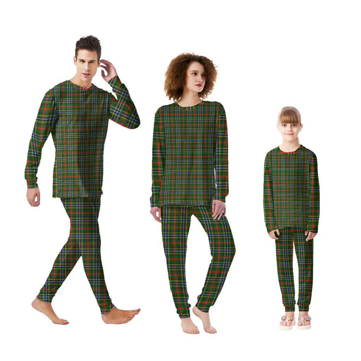 Scottish Bisset Clan Tartan Pajama Set Tartan Plaid