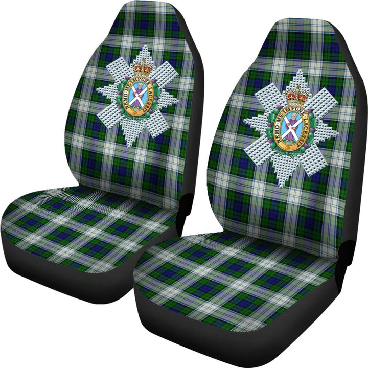 Scottish Black Watch Clan Crest Tartan Car Seat Covers 1