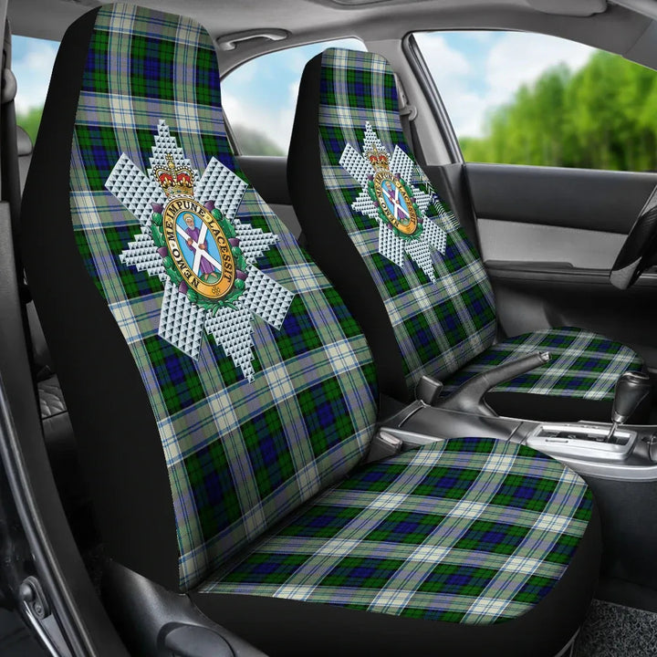 Scottish Black Watch Clan Crest Tartan Car Seat Covers 3