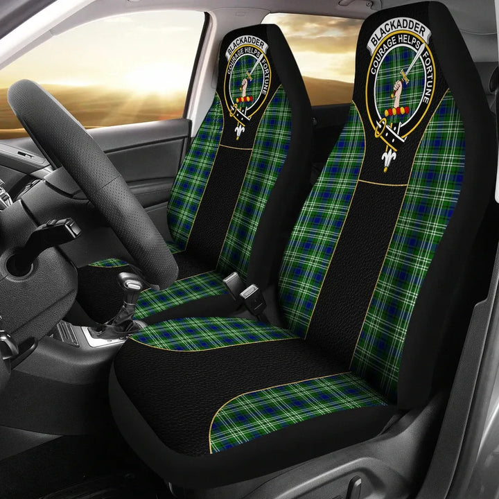 Scottish Blackadder Clan Crest Tartan Car Seat Covers - Special Style 1
