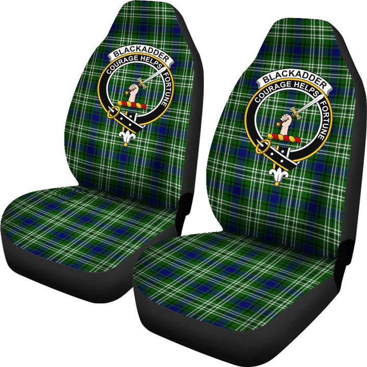 Scottish Blackadder Clan Crest Tartan Car Seat Covers 1