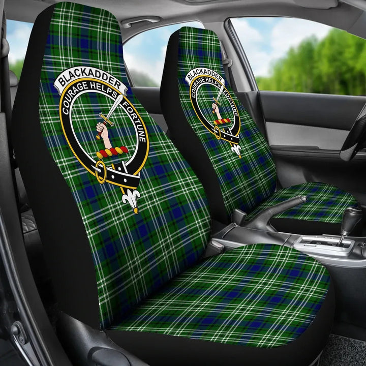 Scottish Blackadder Clan Crest Tartan Car Seat Covers 3