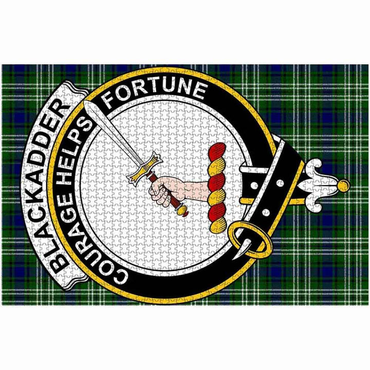 Scottish Blackadder Clan Crest Tartan Jigsaw Puzzle 2