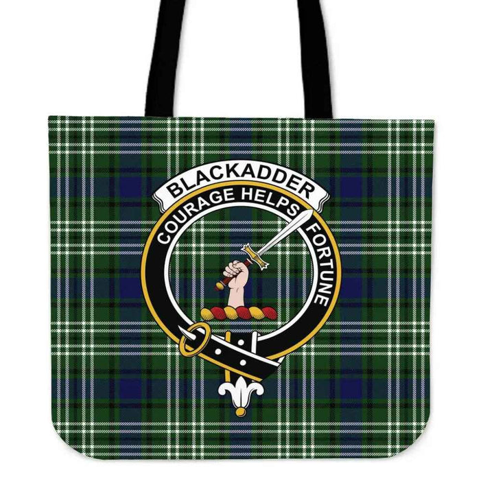 Scottish Blackadder Clan Crest Tartan Tote Bag Tartan Plaid