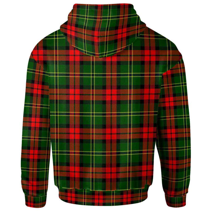 Scottish Blackstock Clan Tartan Hoodie Back Side Tartan Plaid