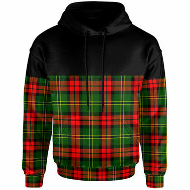 Scottish Blackstock Clan Tartan Hoodie - Horizontal Style Front Side Tartan Plaid