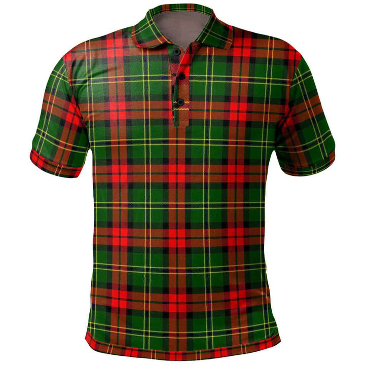 Scottish Blackstock Clan Tartan Polo Shirt Front Side Tartan Plaid