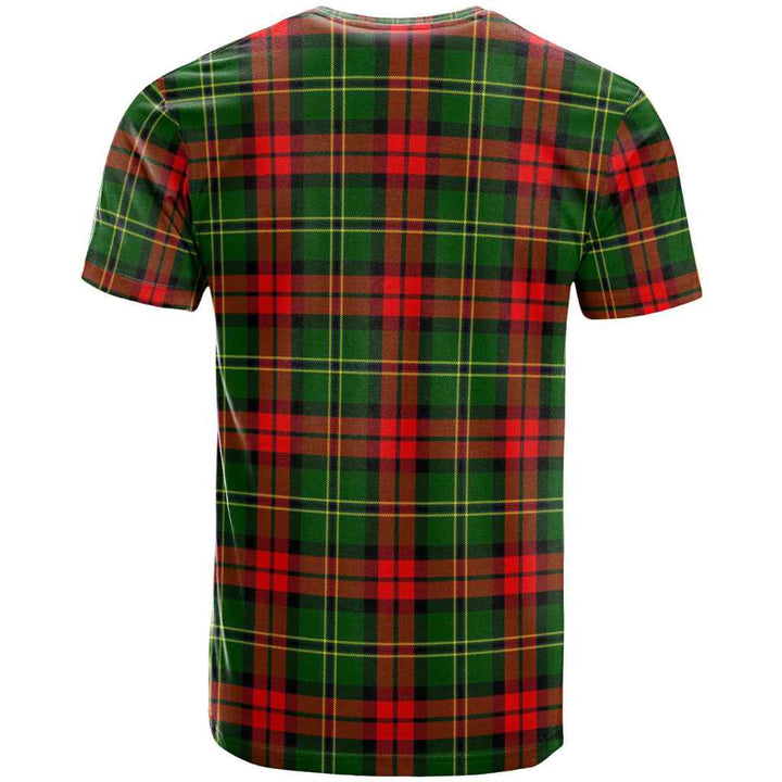 Scottish Blackstock Clan Tartan T-Shirt Back Side Tartan Plaid
