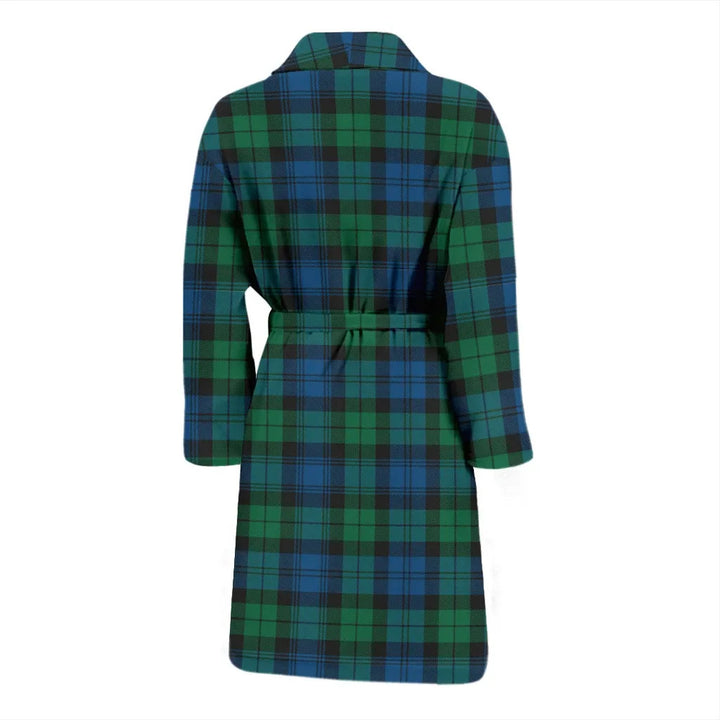 Scottish Blackwatch Ancient Clan Tartan Bathrobe 2