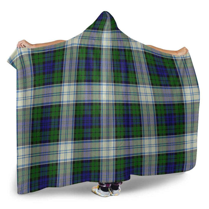Scottish Blackwatch Dress Modern Clan Tartan Hooded Blanket Tartan Plaid 2