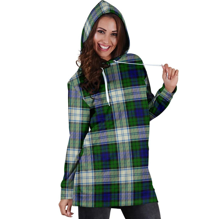 Scottish Blackwatch Dress Modern Clan Tartan Hoodie Dress