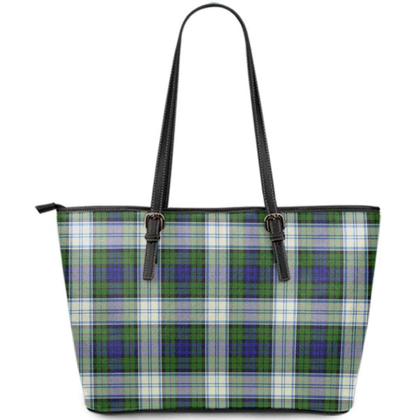 Scottish Blackwatch Dress Modern Clan Tartan Leather Tote Tartan Plaid