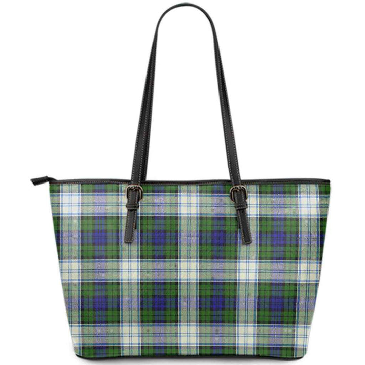Scottish Blackwatch Dress Modern Clan Tartan Leather Tote Tartan Plaid