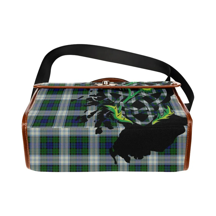 Scottish Blackwatch Dress Modern Clan Tartan Waterproof Canvas Bag With Thistle Tartan Plaid 5