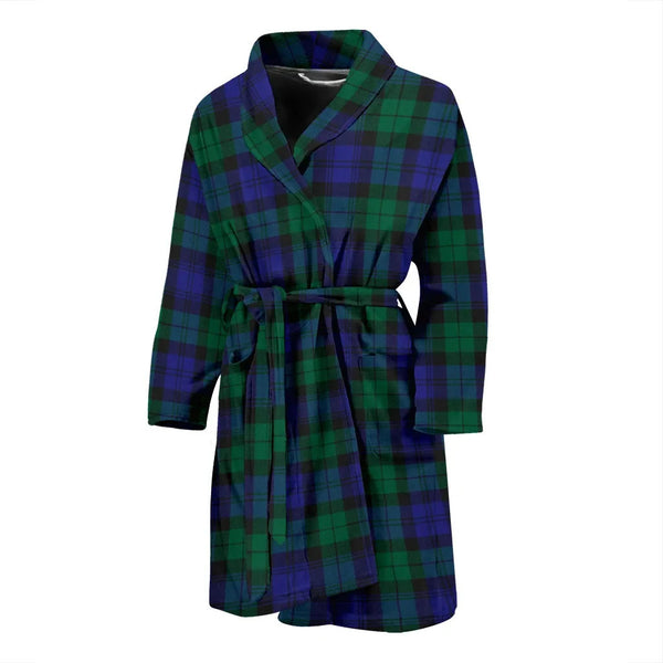 Scottish Blackwatch Modern Clan Tartan Bathrobe 2