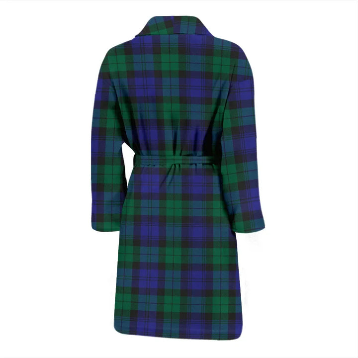 Scottish Blackwatch Modern Clan Tartan Bathrobe 2