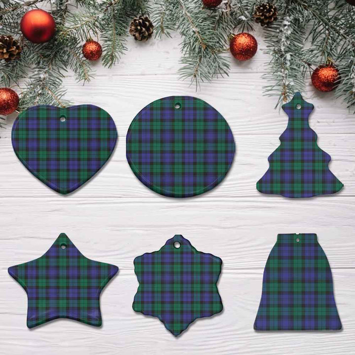 Scottish Blackwatch Modern Clan Tartan Ceramic Ornament All Tartan Plaid