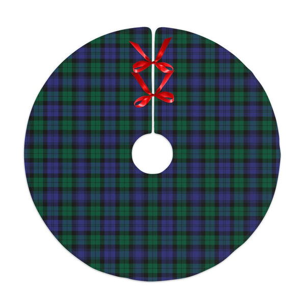 Scottish Blackwatch Modern Clan Tartan Christmas Tree Skirt No Tassels 1 Tartan Plaid