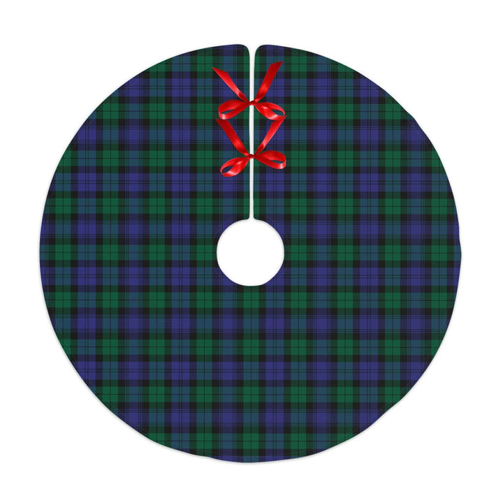 Scottish Blackwatch Modern Clan Tartan Christmas Tree Skirt No Tassels 1 Tartan Plaid