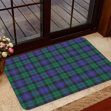 Scottish Blackwatch Modern Clan Tartan Door Mat Tartan Plaid 1