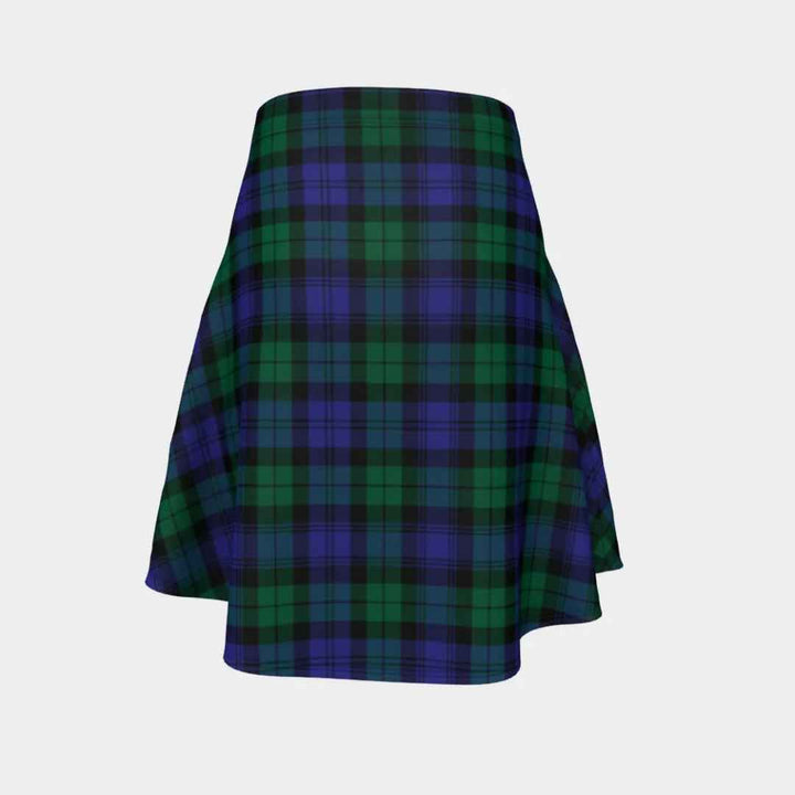 Scottish Blackwatch Modern Clan Tartan Flare Skirt Tartan Plaid 4