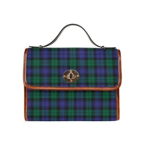 Scottish Blackwatch Modern Clan Tartan Waterproof Canvas Bag Tartan Plaid 1