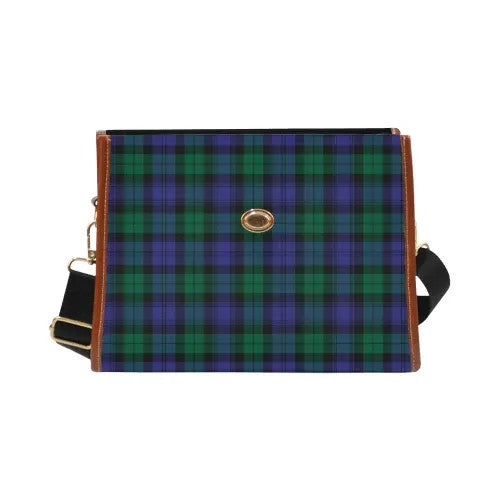 Scottish Blackwatch Modern Clan Tartan Waterproof Canvas Bag Tartan Plaid 2