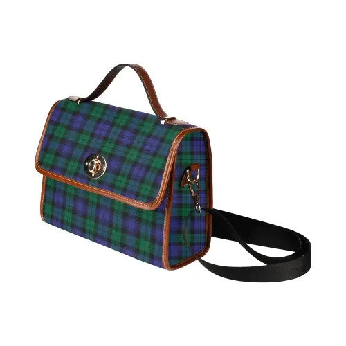 Scottish Blackwatch Modern Clan Tartan Waterproof Canvas Bag Tartan Plaid 4