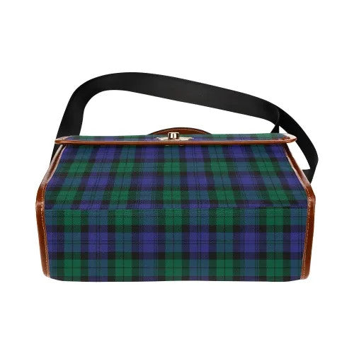Scottish Blackwatch Modern Clan Tartan Waterproof Canvas Bag Tartan Plaid 5