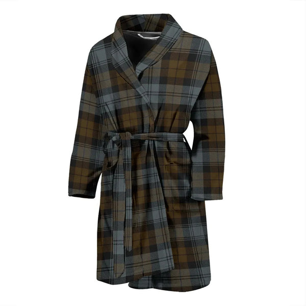 Scottish BlackWatch Weathered Clan Tartan Bathrobe 2