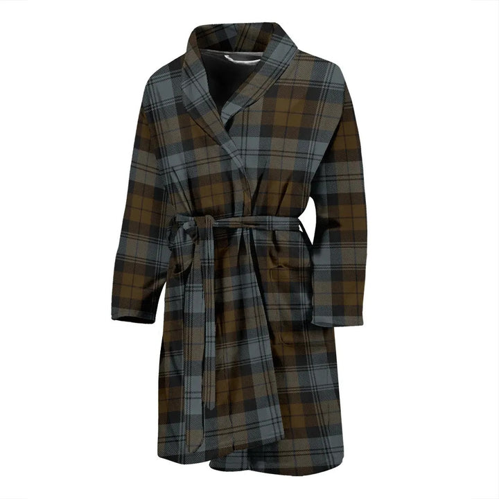 Scottish BlackWatch Weathered Clan Tartan Bathrobe 1