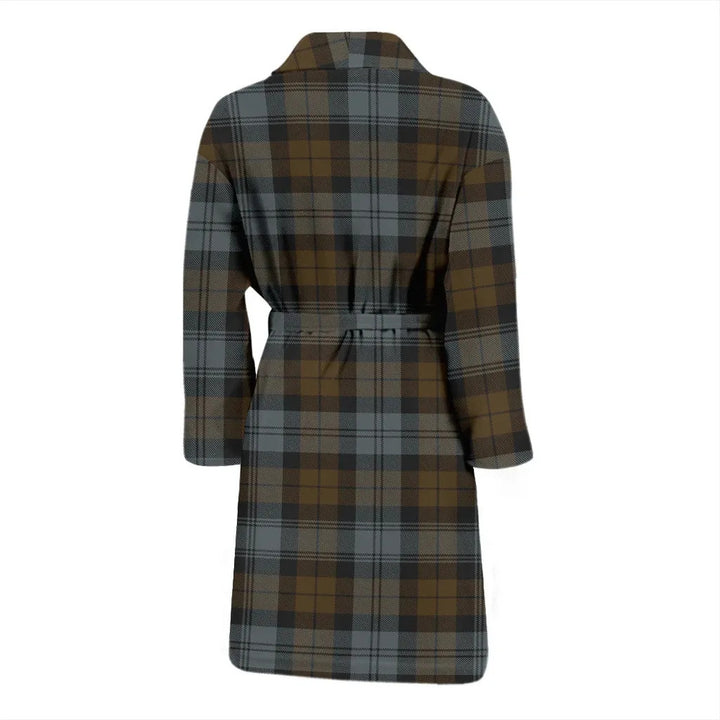 Scottish BlackWatch Weathered Clan Tartan Bathrobe 2