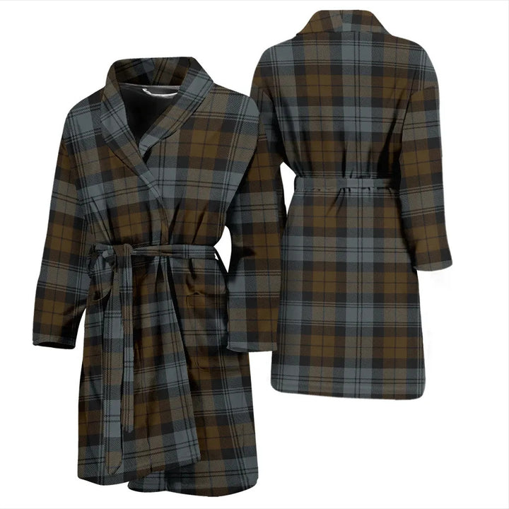 Scottish BlackWatch Weathered Clan Tartan Bathrobe 3
