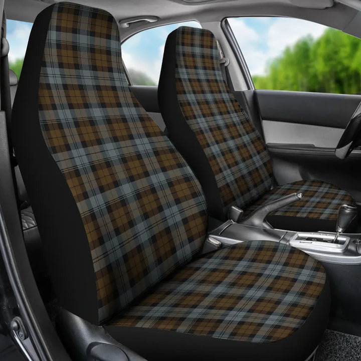 Scottish Blackwatch Weathered Clan Tartan Car Seat Covers 3