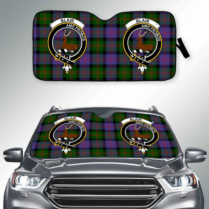 Scottish Blair Clan Crest Tartan Car Windshield Sun Shade Tartan Plaid 2