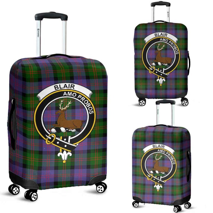 Scottish Blair Clan Crest Tartan Luggage Cover Tartan Plaid 1