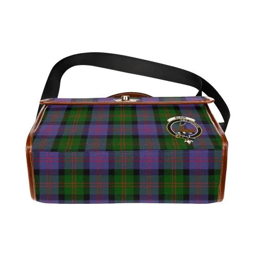 Scottish Blair Clan Crest Tartan Waterproof Canvas Bag Tartan Plaid 5