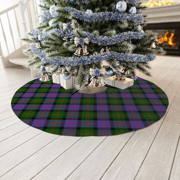 Scottish Blair Modern Clan Tartan Christmas Tree Skirt No Tassels 3 Tartan Plaid